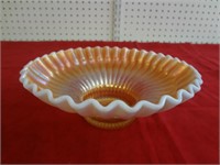 Dugan Glass Marigold Carnival Fruit Bowl