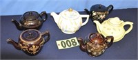 Teapot collection incl. Hall "Aladdin", England,