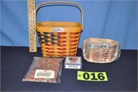 1997 Longaberger 25th Anniversary "Flag" basket