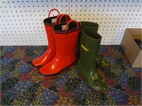 Two "Willipots" Rubber Boots
