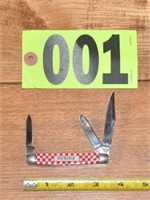 Unused Kutmaster, Utica 3-blade "Purina" knife