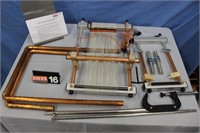 Mirrix Metal tapestry and bead loom with parts