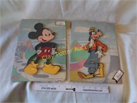 2 Vintage Disney Wall Decors