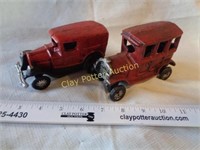 2 Cast Iron Toy Cars