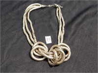 Unusual Metal Necklace - soft & pliable -