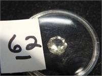 Faceted sunstone gemstone  -   7 mm long