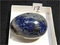 Lapis Lazuli Egg - Blue with minor druzy    2"