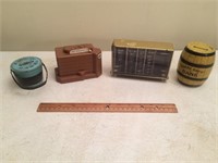 Lot of Four Vintage Coin Banks