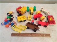 Vintage Lot Fisher Price Toys