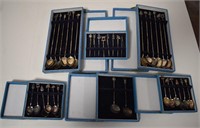 GROUP STERLING .950 SPOONS (34 PIECES)