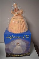 THE WIZARD OF OZ COOKIE JAR GLINDA THE GOOD WITCH