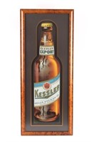 Original Kessler Beer Advertising Sign Montana