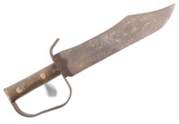 Civil War Style Confederate D-Guard Bowie Knife