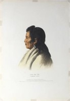 Early Sha-Ha-Ka A Mandan Chief Lithograph 1837