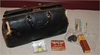 Vintage Doctor Bag and Vintage Contents