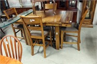 Hightop Dining Table/Stools:
