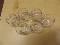6 Seagrams Scotch Glasses