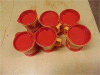 6 Labatt Streamliner Coffee Mugs