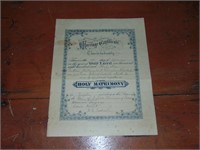 1899 Marriage Certificate