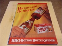 Miller Bottom Bottle Opener -Beer Poster - 20 x 26