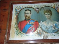 Royal Print - King George V & Queen Mary - 27x19