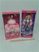 2 Barbie dolls in boxes - 1987 pink Jubilee, 1995