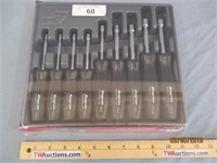 New Snap-on 9pc Metric Nut Driver Set 5mm to 13mm