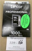 Lexar Pro 1000x 128GB SDXC UHS-II/U3 Card