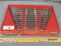 New Snap-On 11pc Combination Wrench Set 6pt