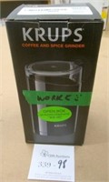 KRUPS Electric Spice & Coffee Grinder