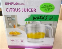 Tested/Works SimpleTaste 25w - 20oz Citrus Juicer