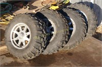 (4) 4-Wheeler Wheels & Tires -