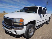 2004 GMC Sierra 2500HD Crew Cab Pickup, 4x4,