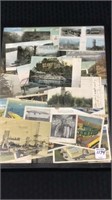 Collection of Approx. 55 Old Adv. Postcards