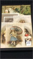 Collection of Approx. 8 Old Vintage Trade Cards-