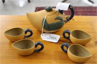 Pottery Tea Set Service for 4