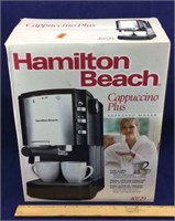 Hamilton Beach Cappuccino-Plus Machine NIB