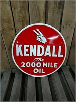 Kendall Oil Metal Sign