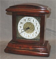 Wooden Battery Operated Table Or Mantle Clock