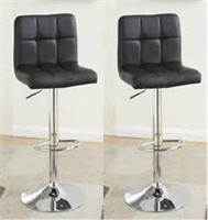 2PC SWIVEL BAR STOOL (NOT ASSEMBLED/IN BOX)