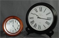 2 Wall Clocks, Verichron, Towcester Clock Works