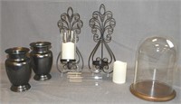 5 Pc Decorator Lot, Restoration Hardware Vases