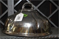 Small Dome Food Cover - Silver-Plate
