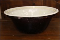 French Antique Pottery Bowl