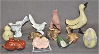 12 Piece Lot of Figurines With A Spring Theme