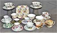 Lot Of Vintage China Teacups, Saucers And More