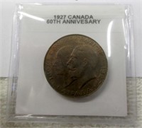 1927 Canada 60th Anniversary Medal
