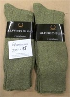 4 Pair Alfred Sung Dress Socks ~ Size 10-13