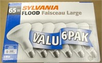 6 Pack Case Sylvania 65w Flood Lights