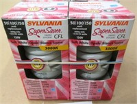 8 Sylvania Super Saver CFL Bulbs